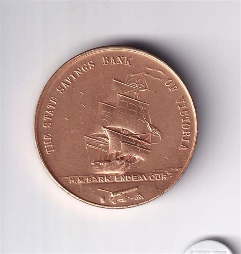 AUSTRALIAN 1970 CAPTAIN JAMES COOK BI CENTENARY MEDALLION STATE