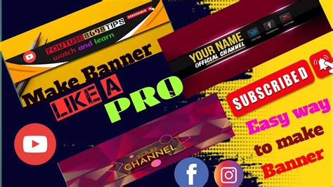 Youtube Banner Kaise Banaye How To Make Youtube Banner Easy Way To Make Youtube Banner Vn App