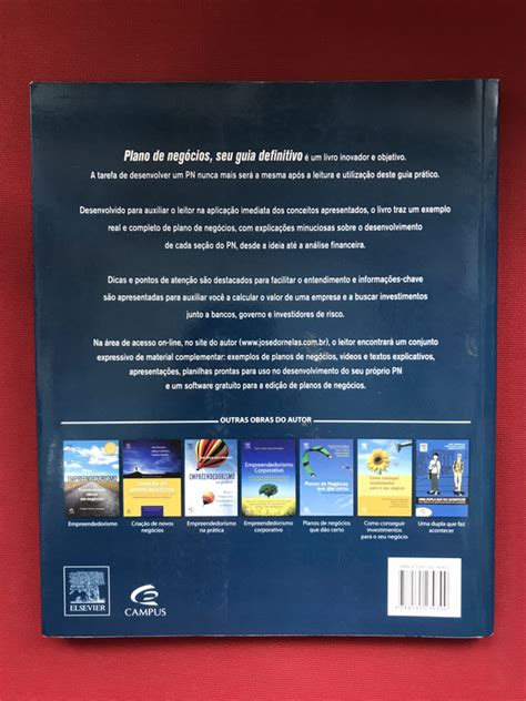 Livro Plano De Neg Cios Seu Guia Definitivo Campus