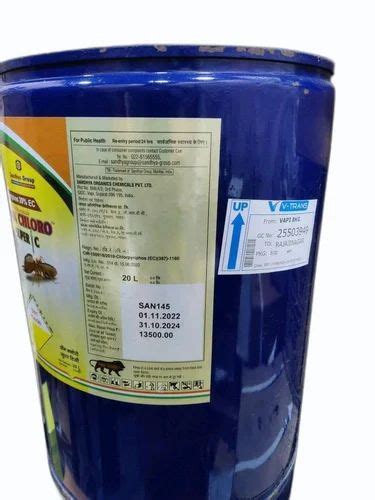 San Chloro Super Tc Termiticide Chlorpyriphos Liter At