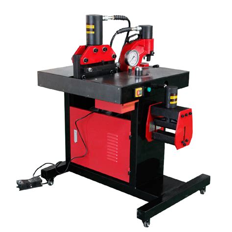 3 In 1 Hydraulic Manul Busbar Bending Punching Cutting Machine China