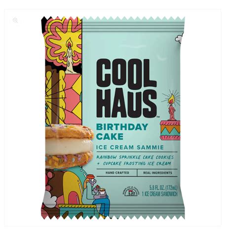 Coolhaus Birthday Cake Ice Cream Sandwich