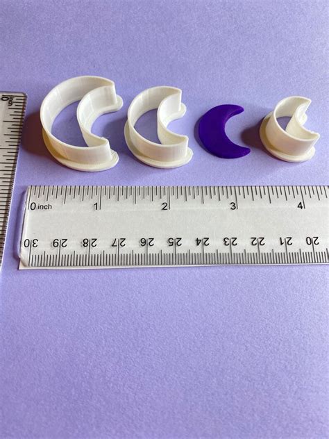 Moon Polymer Clay Cutter Earring Jewelry Making Etsy