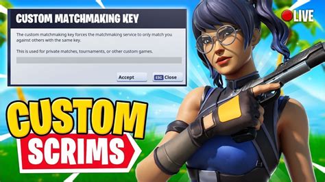 Fortnite Scrims Live Fortnite Custom Games Live Youtube