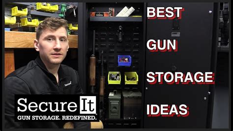 Gun Safe And Gun Storage Cradlegrid Tech By Secureit Youtube