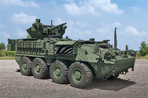 Oshkosh Delivers First Stryker With 30mm MCWS Joint Forces News