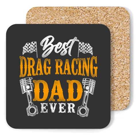 Drag Racing Race Car Dad Vintage Drag Racing Dad Ever Coasters Sold By Wynndillma Sku