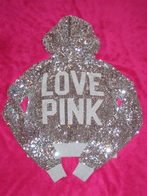 Pin By Connor Stich On Clothes Fall And Winter Pink Bling Victoria Secret Pink Bling Hoodie