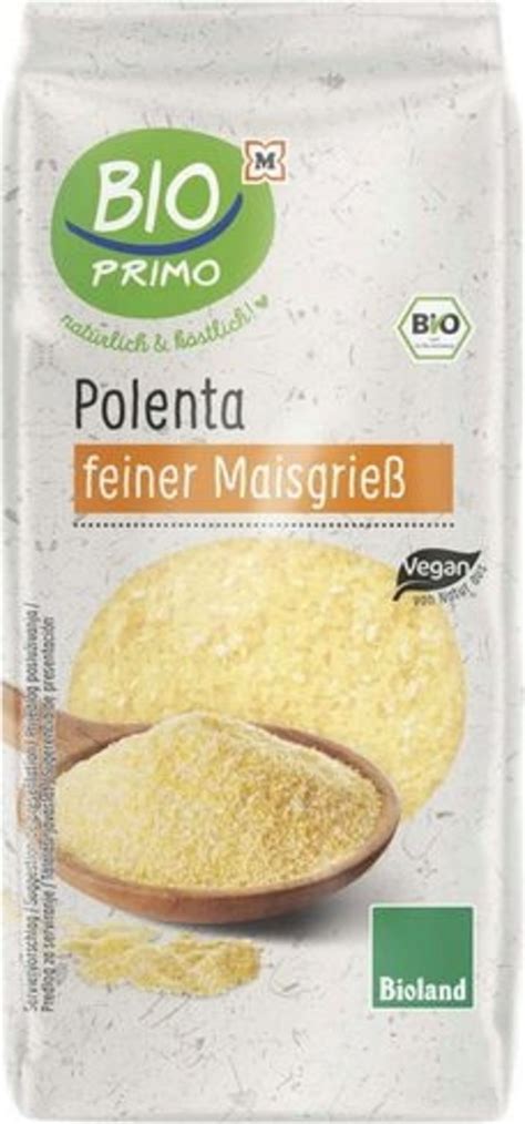 BIO PRIMO Organic Corn Polenta 500 G Piccantino Online Shop