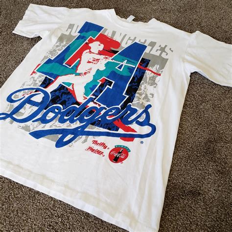 Vintage Los Angeles Dodgers baseball Coca-Cola... - Depop