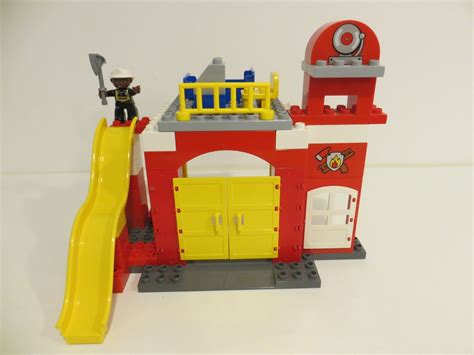 Lego Duplo Feuerwehr vollständiges Set 6168 Feuerwehr Hauptquartier