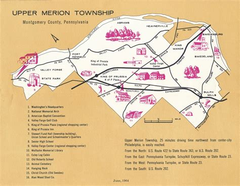 King of Prussia Historical Society | Upper Merion Township Brochure ...