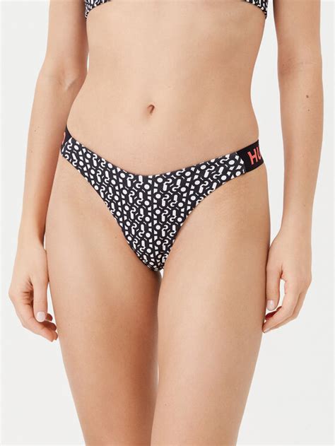 HUGO Bikini Unterteil Monogram Schwarz Modivo De