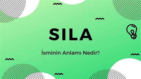 Sıla isminin anlamı Nedir YouTube