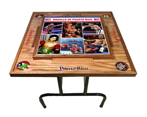 Greatest Puerto Rican Boxers Domino Table Etsy