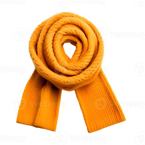 Ai Generated Yellow Scarf Isolated On Transparent Background 36277091 Png