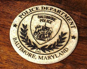 Baltimore Cork Coasters Laser Engraved Custom Man Cave Etsy