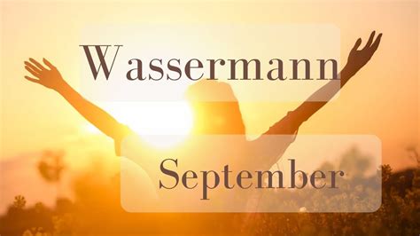 Wassermann September Youtube