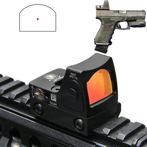 Tactical Rmr Mini Red Dot Pistol Rifle Reflex Optic Sight Fit Mm Rail