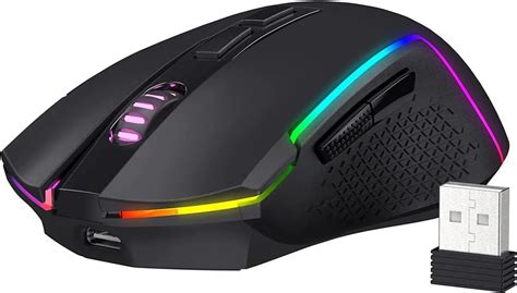 Redragon Trident Pro M Mode Rechargeable Rgb Gaming Mouse Launched