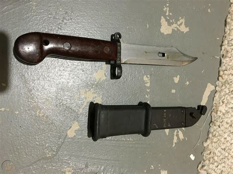 Romanian Ak Type 1 Bayonet Bayonet And Scabbard 2836558737