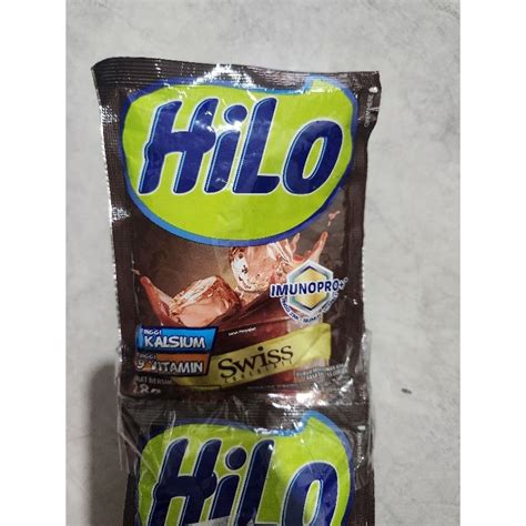 Jual Hilo Swiss Chocolate Isi 10 Sachet 28g Shopee Indonesia