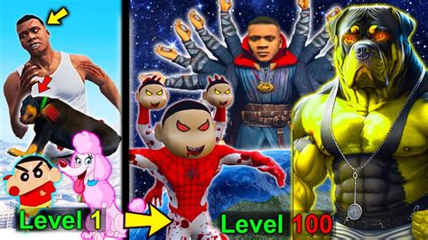 1 Level CHOP FRANKLIN SHINCHAN To 100 ULTIMATE Level GOD CHOP