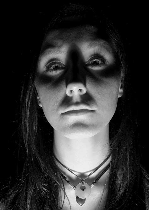 Free Images Light Black And White Girl Woman Model Darkness Lady Facial Expression