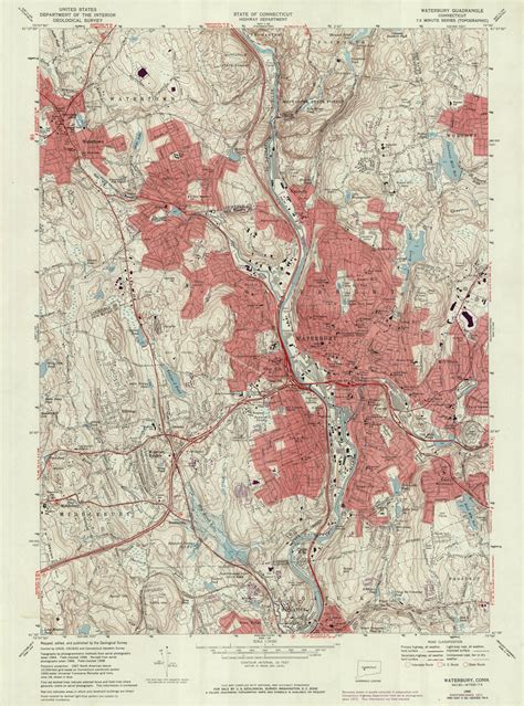 Waterbury Quadrangle 1972 USGS Topographic Map 1 24 000 Flickr