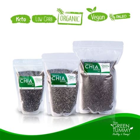 Organic Chia Seeds 350g 500g 1000g Vegan Keto Friendly Lazada Ph