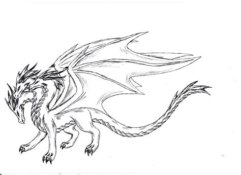 Hydra Dragon Drawing at GetDrawings | Free download