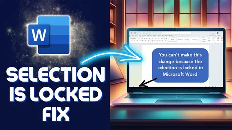 How To UNLOCK Selection In Microsoft Word 2024 Selection Is LOCKED