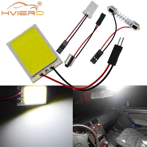 Car Lights White T Festoon Smd Cob Led Panel Auto Car Interior