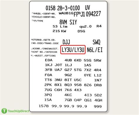 Audi Engine Codes