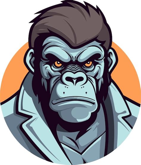 Premium Vector Colorful Gorilla Vector Graphicgorilla Vector