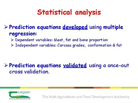 Predicting Beef Carcass Meat Fat Bone Proportions From