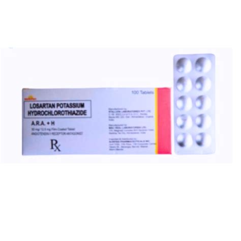 Ritemed Losarite Losartan Hydrochlorothiazide 50mg125mg Tablet X