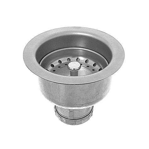 Dearborn Brass 4 In Deep Locking Cup Sink Basket Strainer 18 The