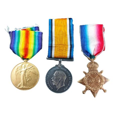 WW1 British Medal Trio - RAMC Royal Army Medical Corps – Canadian Soldier Militaria