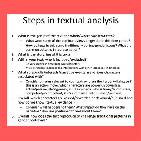 Text Analysis Referencing Visual Texts