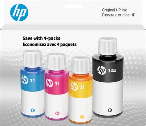 Questions And Answers HP 31 32XL 4 Pack Original Ink Bottles Black