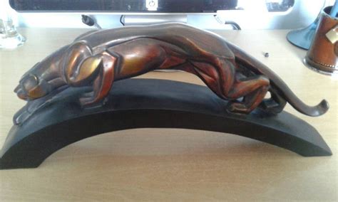 Carved Solid Wood Jaguar In Norton Canes Staffordshire Gumtree