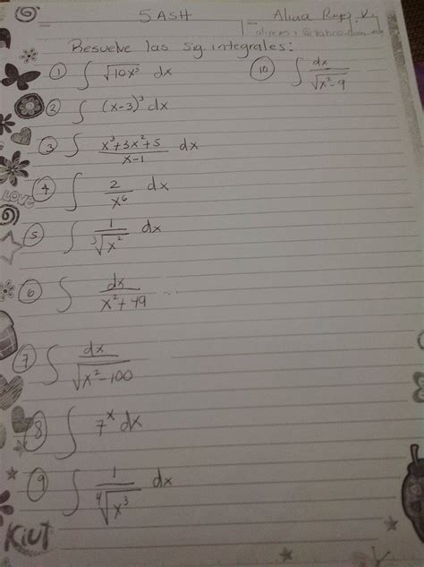 Calculo Integral 1 2do Parcial Calculo Integral