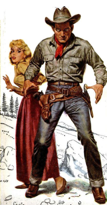 Cover Art Western Gunslinger Art Western Comics Cowboy Art