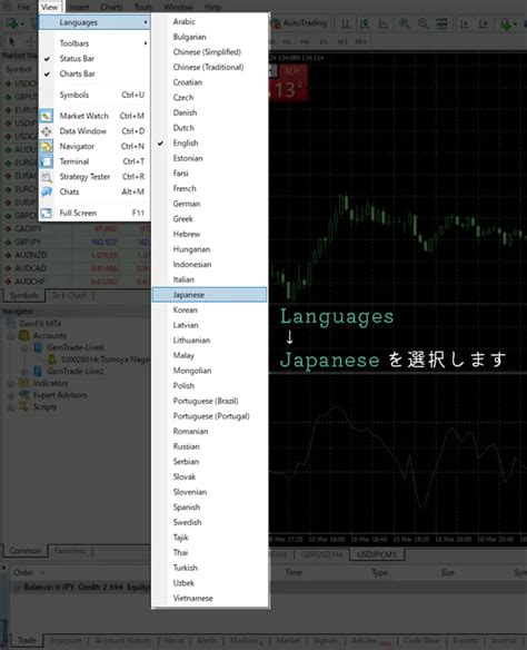 【超初心者向け】mt4・mt5で日本語表示にする設定方法｜pc版・スマホ版 海外fxコンペア