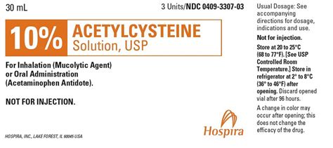 Acetylcysteine Solution FDA Prescribing Information Side Effects And