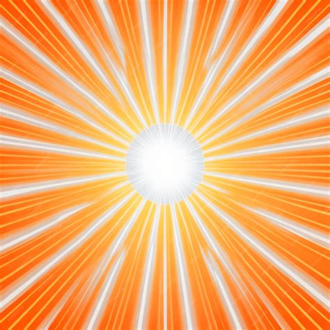 Premium Ai Image Vector Orange Sunburst Background