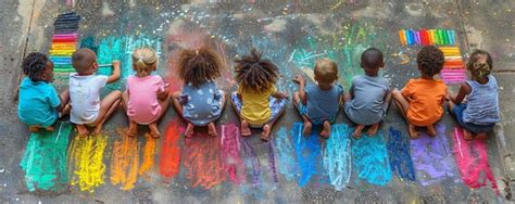 Premium Photo | Children Of Different Races Playing Together Wallpaper 