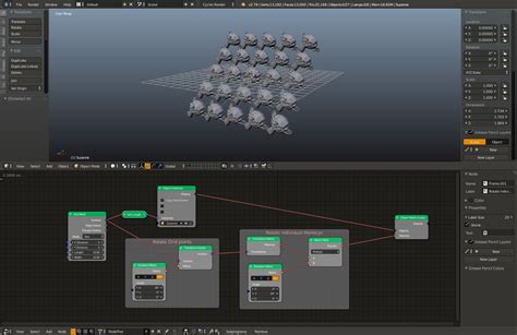 Making Arrays Of Objects In Animation Nodes Blendernation