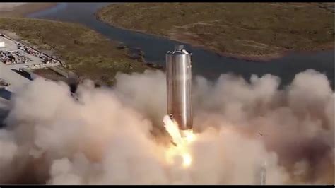 Watch SpaceX Starship SN5 S First Flight With Drone Rocket And Engine